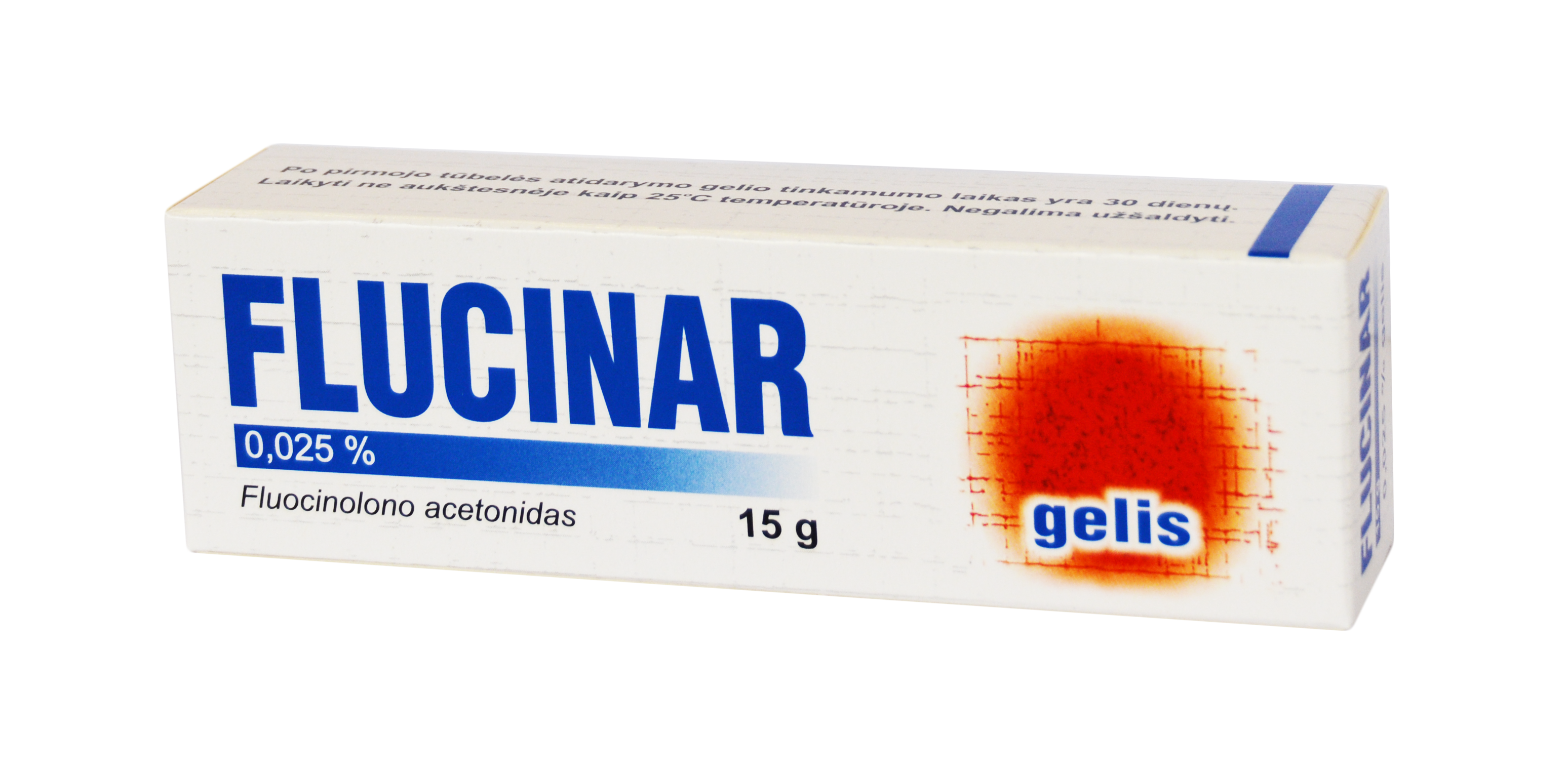 Flucinar 0.025% gelis 15g | Internetinėje “MANO vaistinėje”
