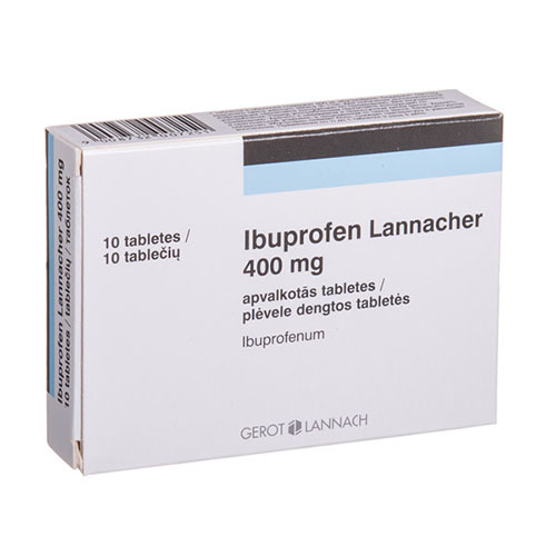 freedom Endless anchor Ibuprofen Lannacher 400 mg tabletės, N10