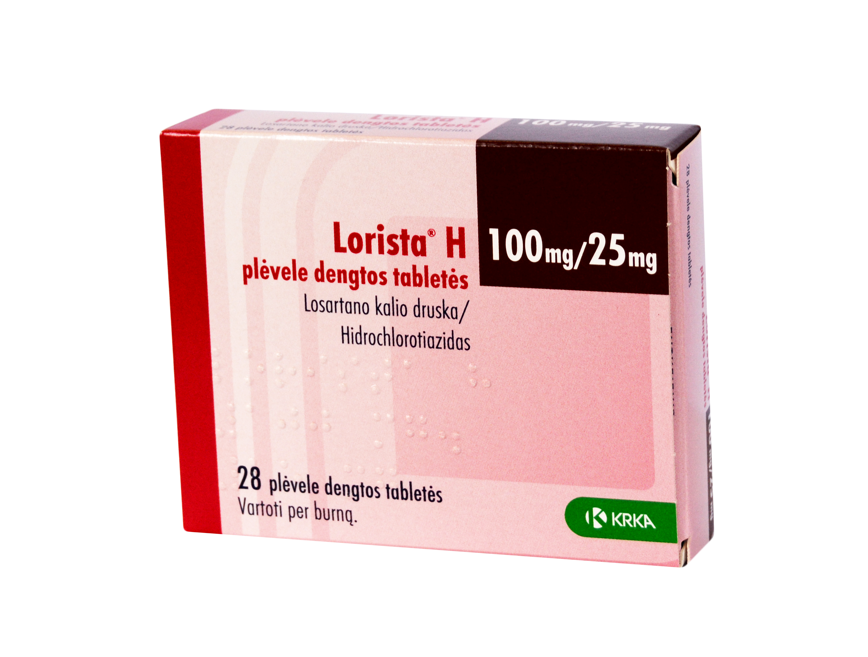 lorista vaistas nuo hipertenzijos