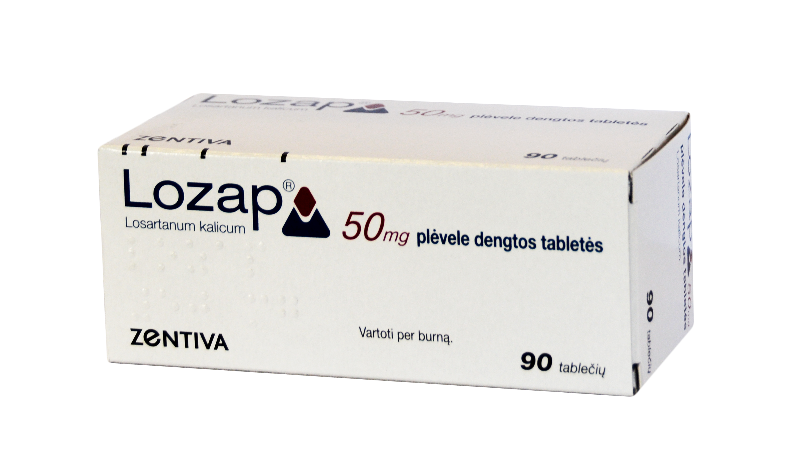 Lozap 50mg tabletės N90