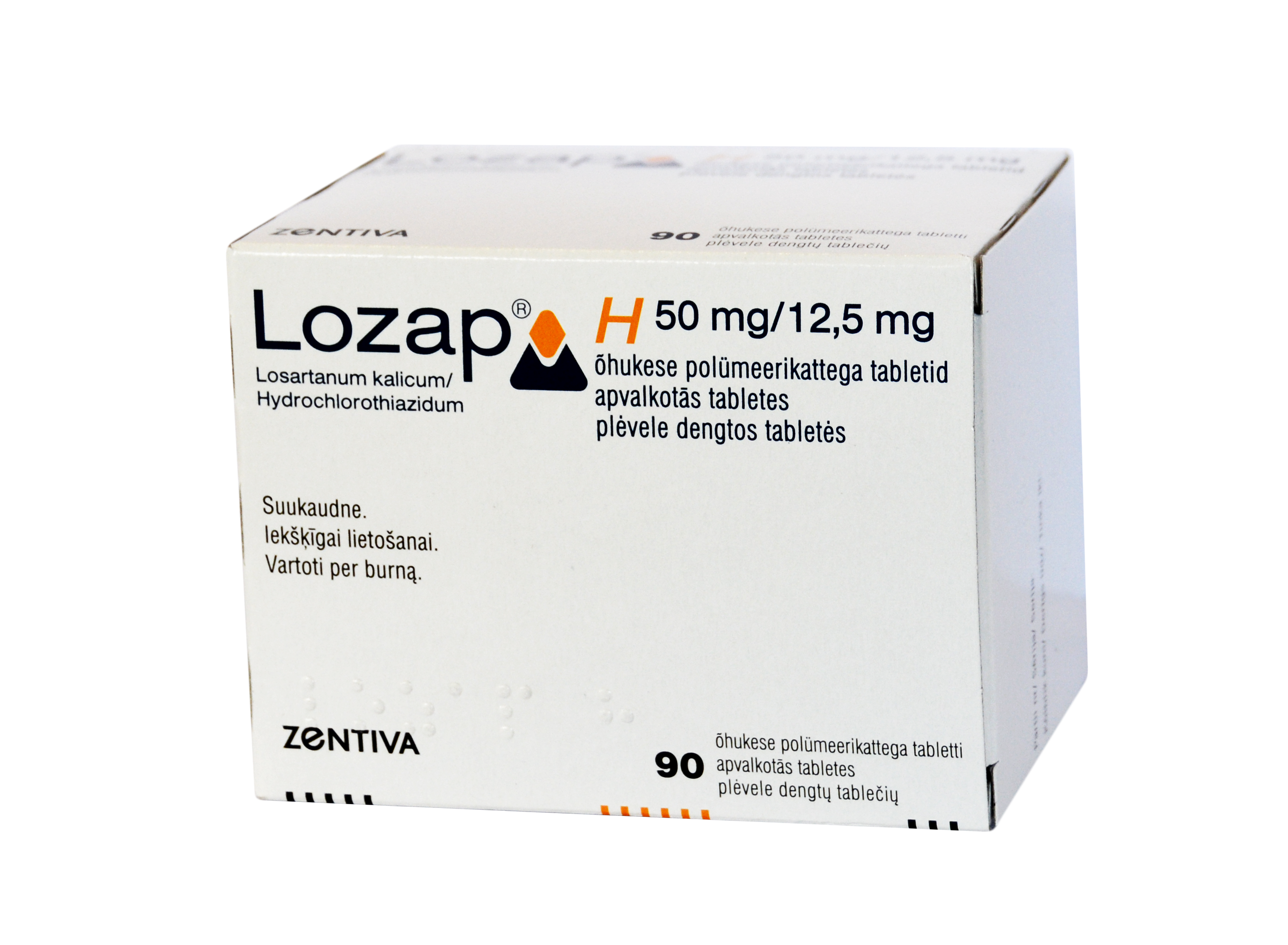 Lozap mg plėvele dengtos tabletės N30 - rinkiskultura.lt