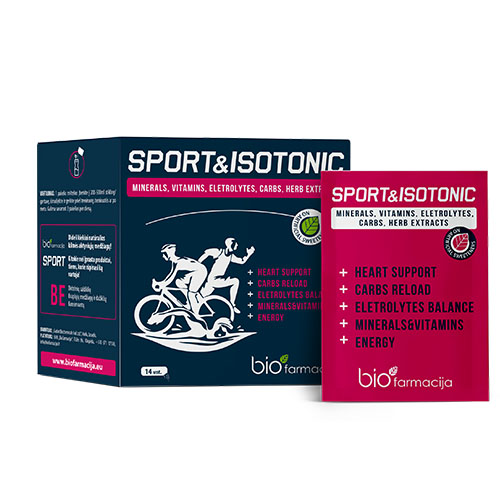Sportuojantiems SPORT & ISOTONIC, 14 pak. | Internetinėje “MANO vaistinėje”