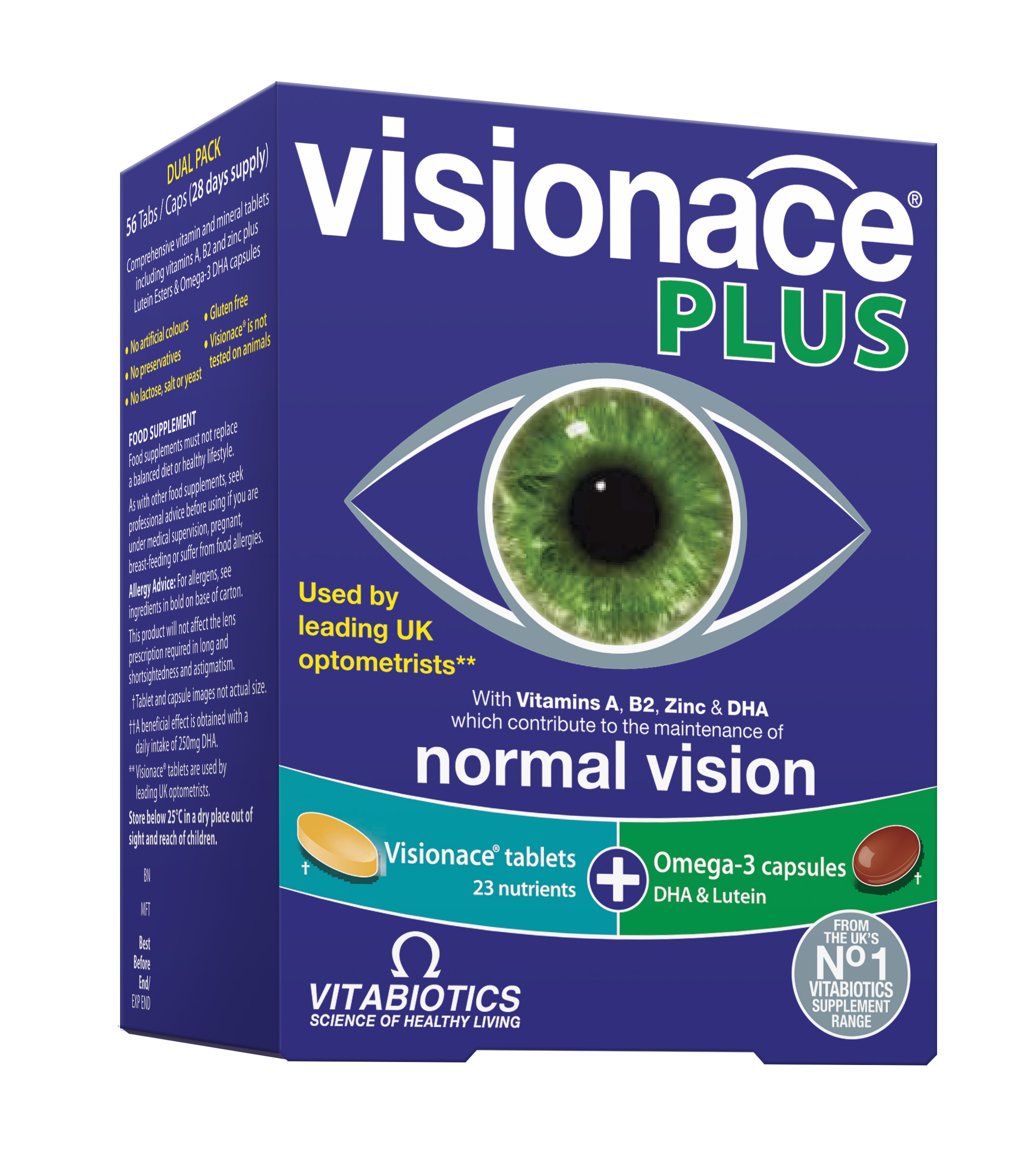 Visionace Plus 56 Tablets Capsules Visionace Plus 56 Tablets Capsules