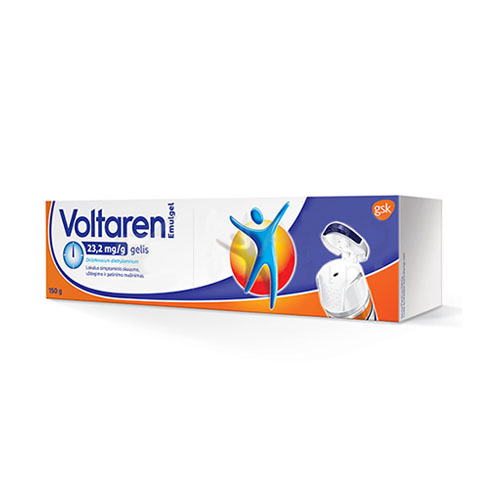 Voltaren emulgel 23 2mg g gelis 150g Internetin je MANO vaistin je