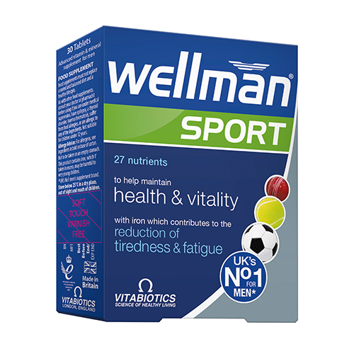 Sportuojantiems vyrams WELLMAN SPORT, 30 tab. “MANO