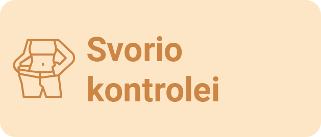 Svorio kontrolei