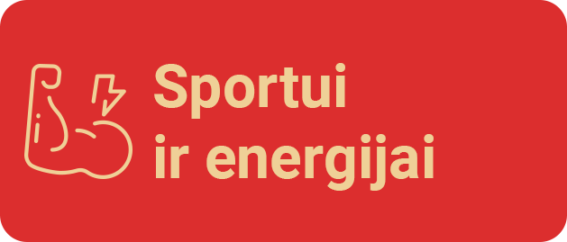 Maisto papildai SPORTUI IR ENERGIJAI