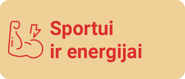 Maisto papildai SPORTUI IR ENERGIJAI