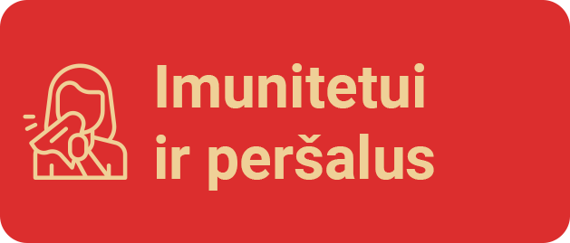 Imunitetui ir peršalus