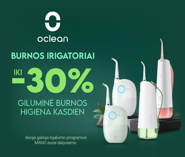 OCLEAN irigatoriai iki -30%