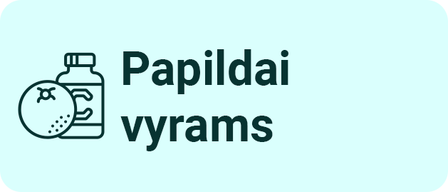 Maisto papildai vyrams