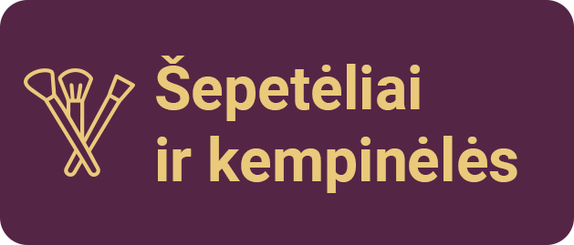 Šepetėliai ir kempinėlės