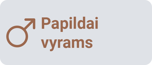 Maisto papildai vyrams