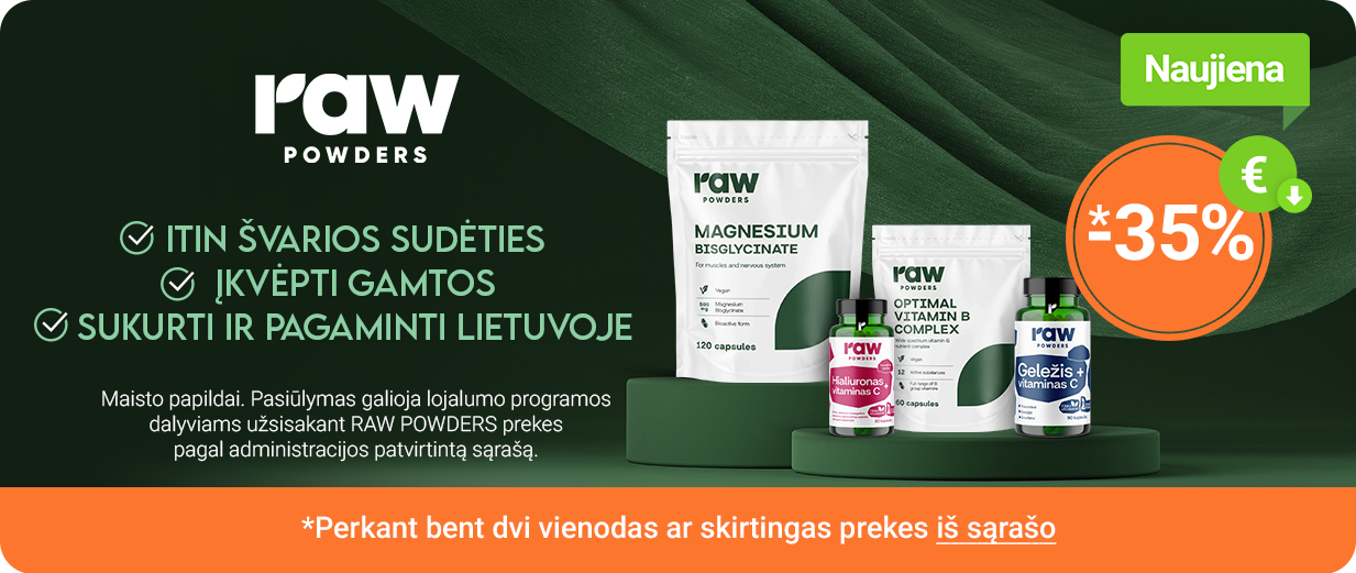 Raw powders