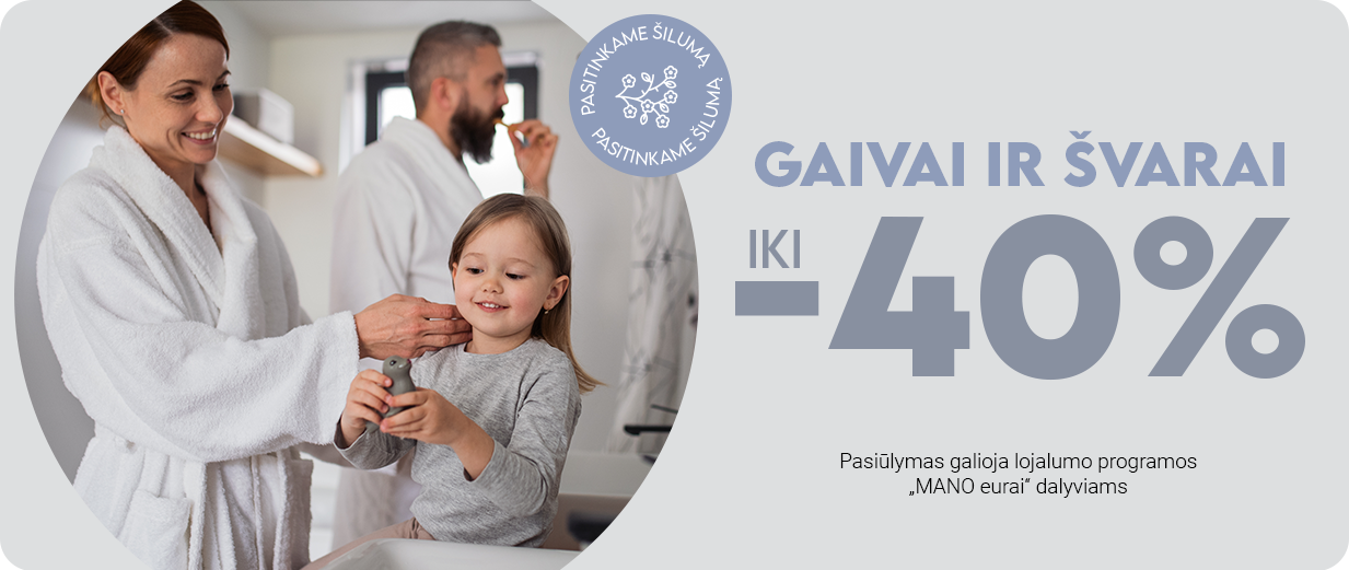Gaivai ir &scaron;varai iki -40% 