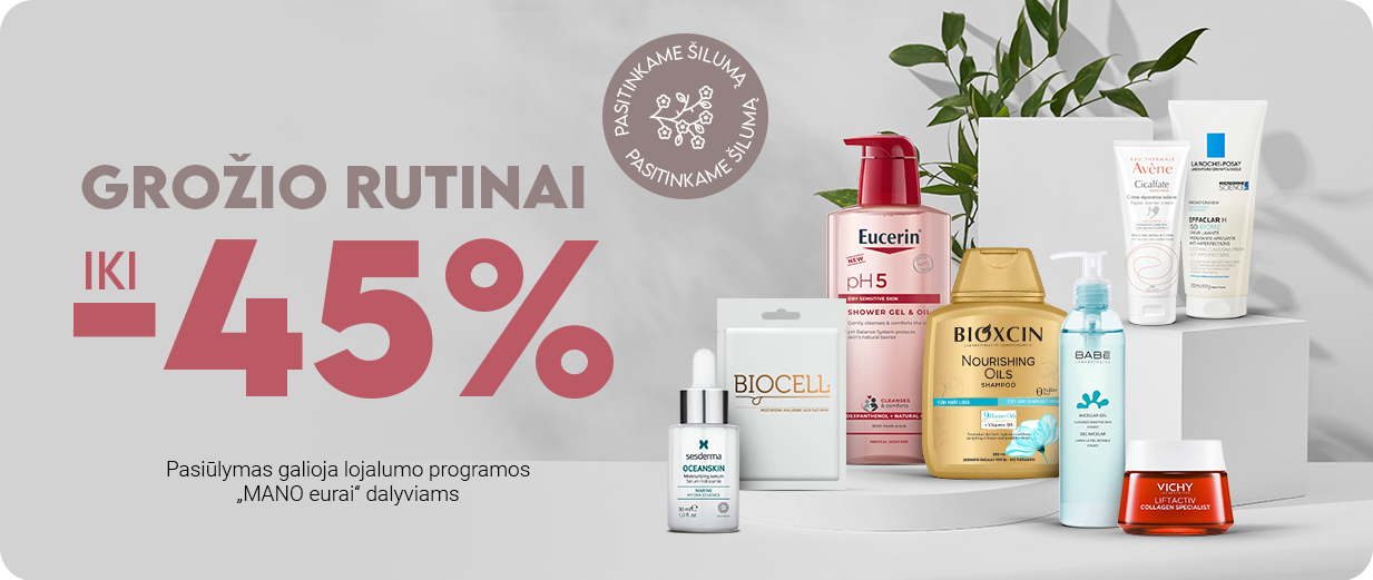 Grožio rutinai -40%