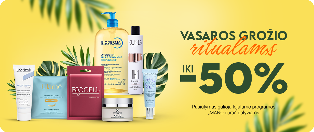 Kosmetikai iki -50%