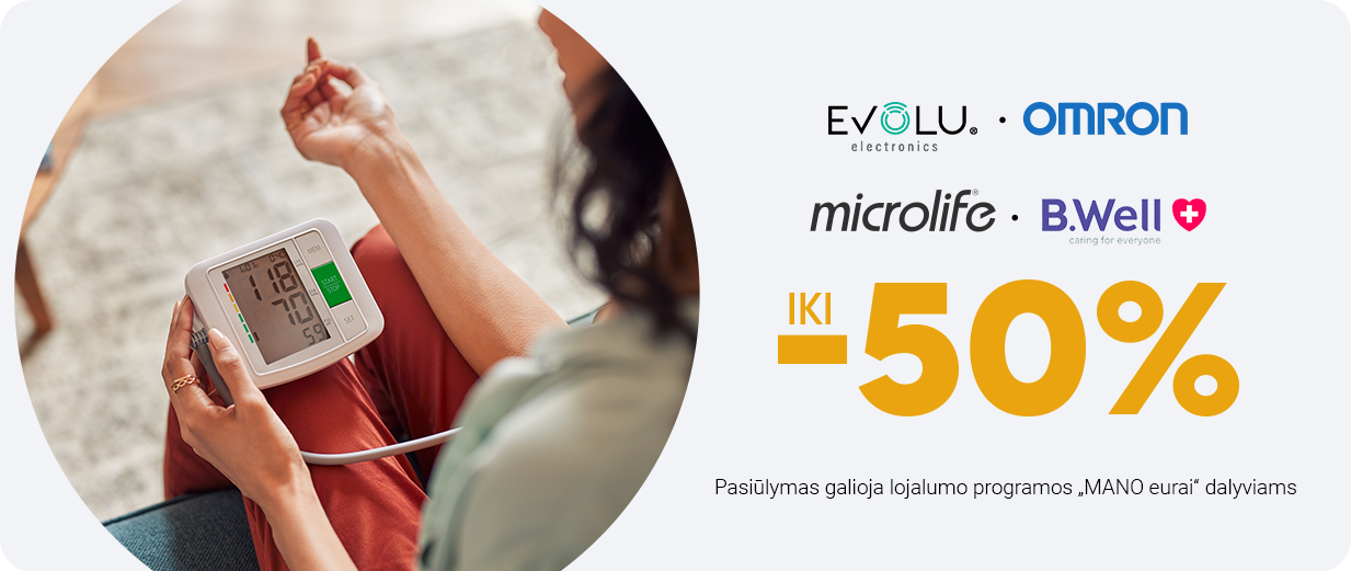 Matuokliams ir kitiems prietaisams iki -50%