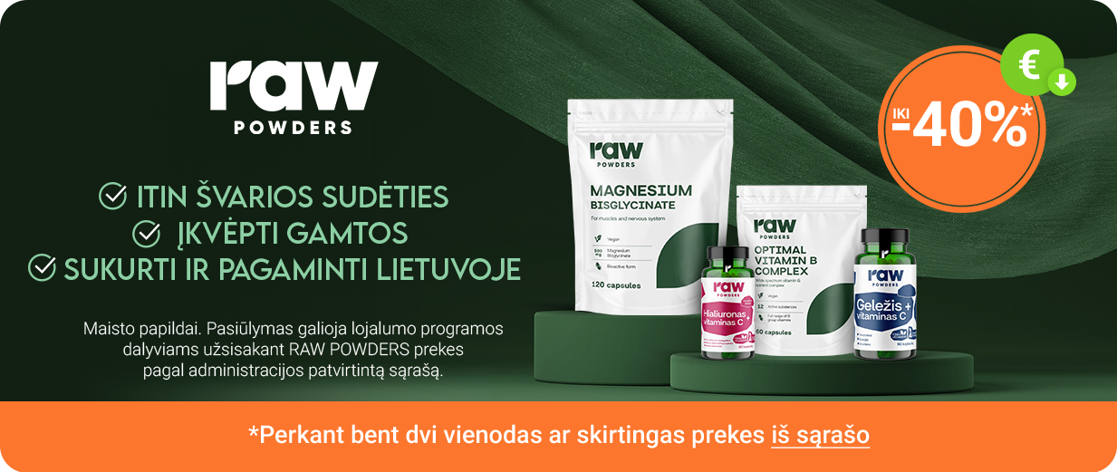 Raw powders