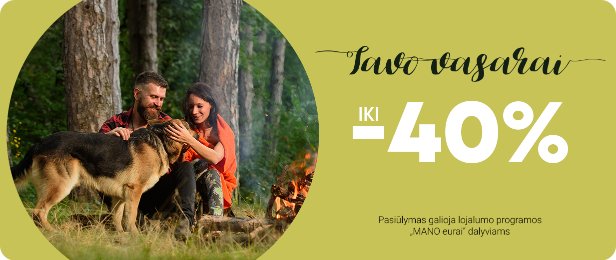 Tavo vasarai iki -40%