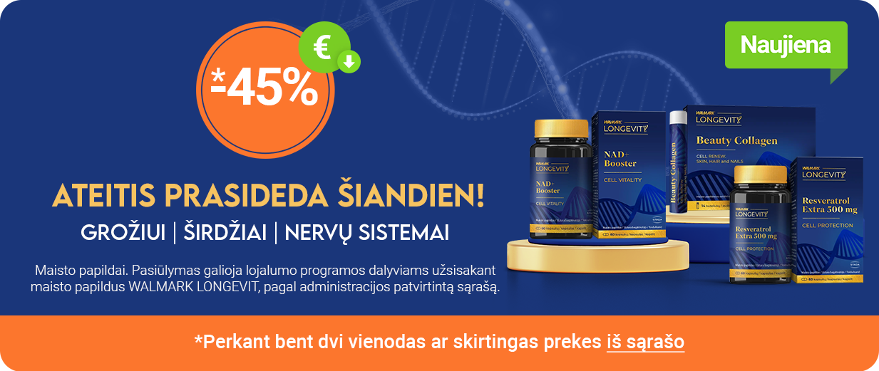 WALMARK iki -50% perkant bent 2 prekes (i&scaron; sąra&scaron;o)